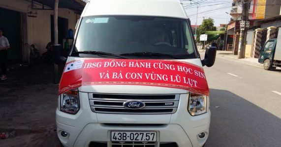 IBSG cứu trợ đợt lũ Quảng Bình 2016